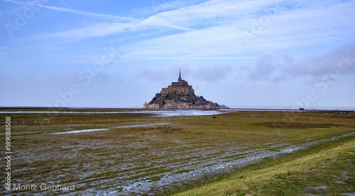 Wallpaper Mural mount saint micheal looks a lot like a space ship from distance... someyhing not from this world  Torontodigital.ca