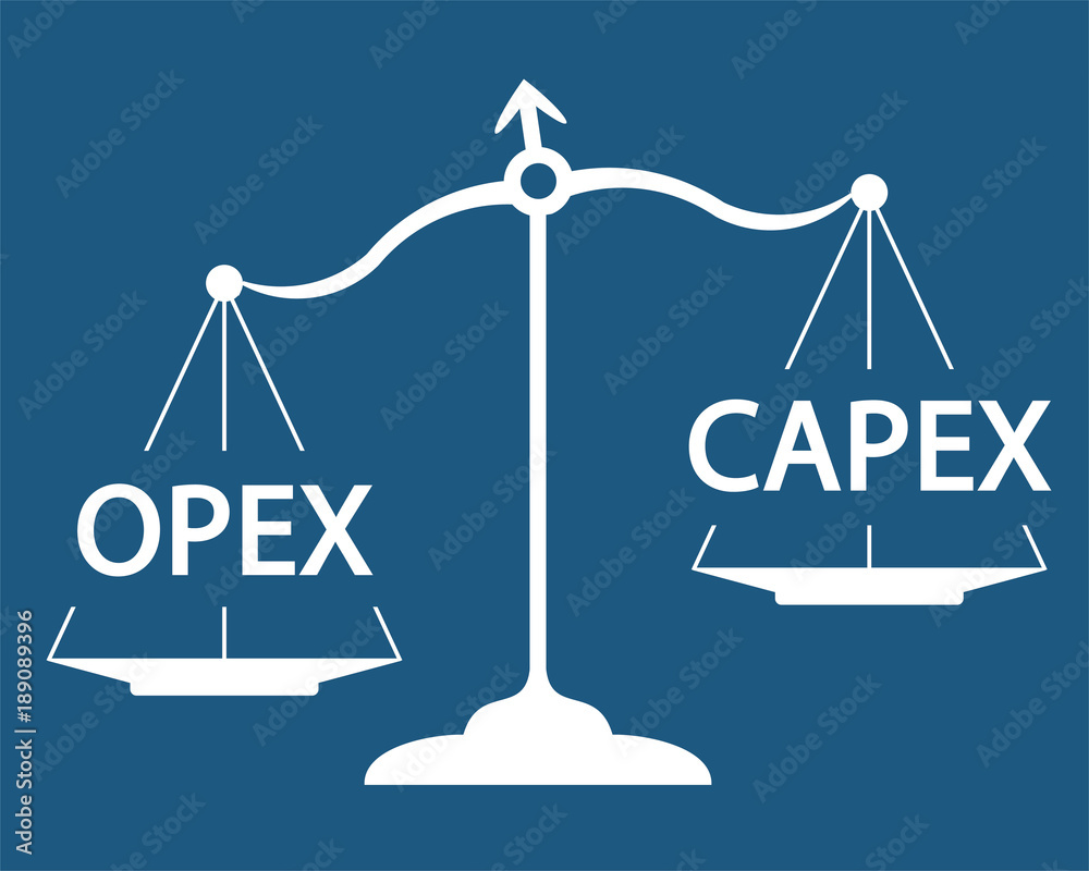 operating versus capital expenses, opex and capex on scales operating versus capital expenses, opex and capex on scales