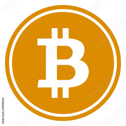 Vector flat bitcoins icon