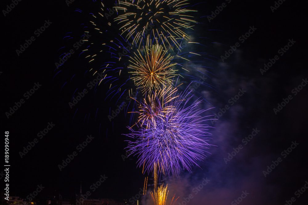 Fireworks in San Sebastian