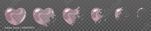 pink bubble burst sprites