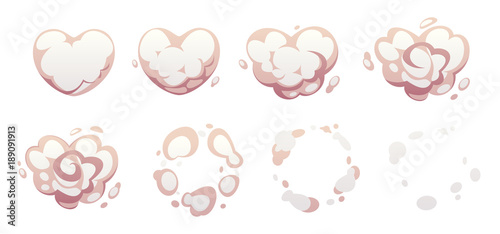 cloud burst sprites for animation