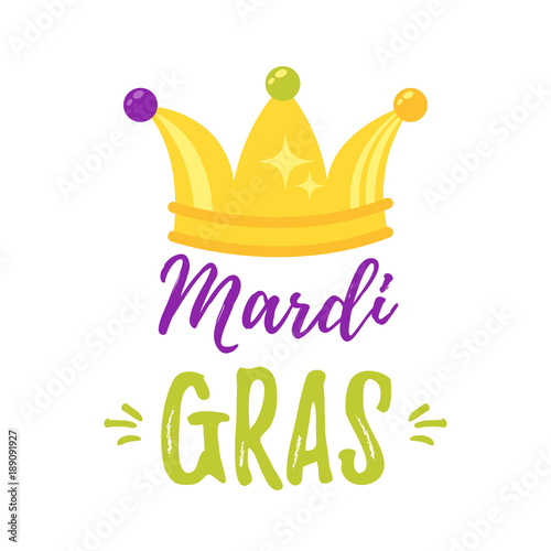Mardi Gras greeting card
