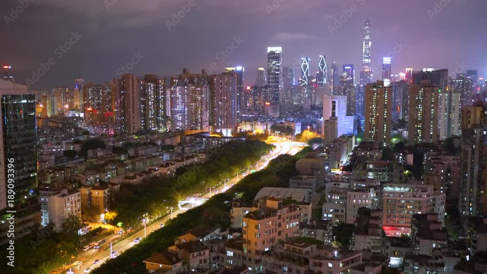 4k, Panoramic view on dormitory area, Shenzhen, China 4k, Panoramic view on dormitory area, Shenzhen, China