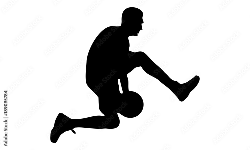 basketball player play the ball under heels basketball player play the ball under heels