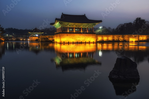 donggung palace and wolji pond in gyeongju © aaron90311