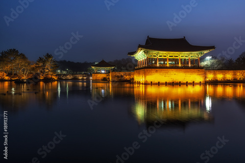 donggung palace and wolji pond in gyeongju © aaron90311