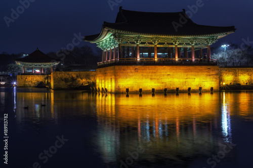 donggung palace and wolji pond in gyeongju