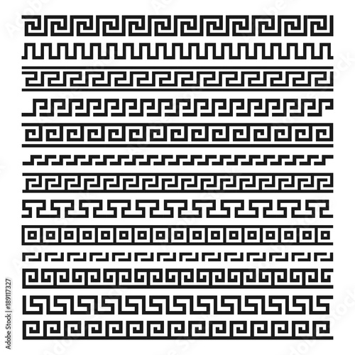 Greek ornament set