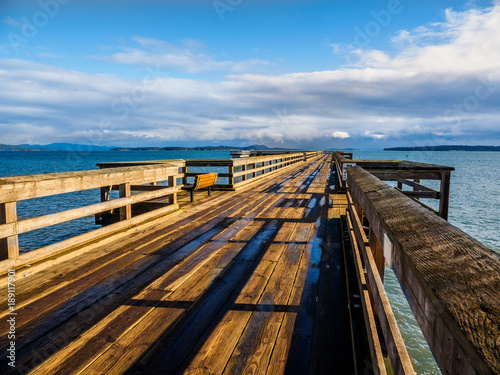 Sidney BC pier after the windstorm, © pr2is
