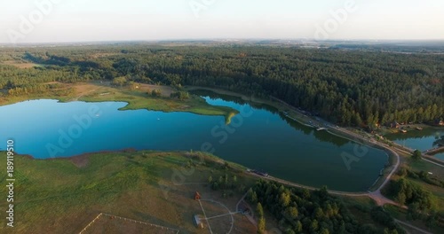 Sweden in summer - landscapes, forest, lakes photo