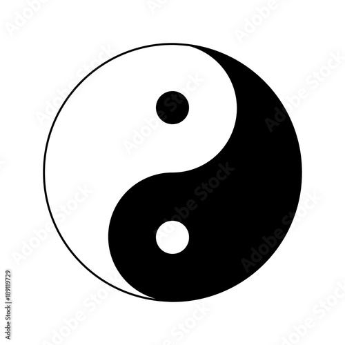 yin yang icon, ying yang symbol