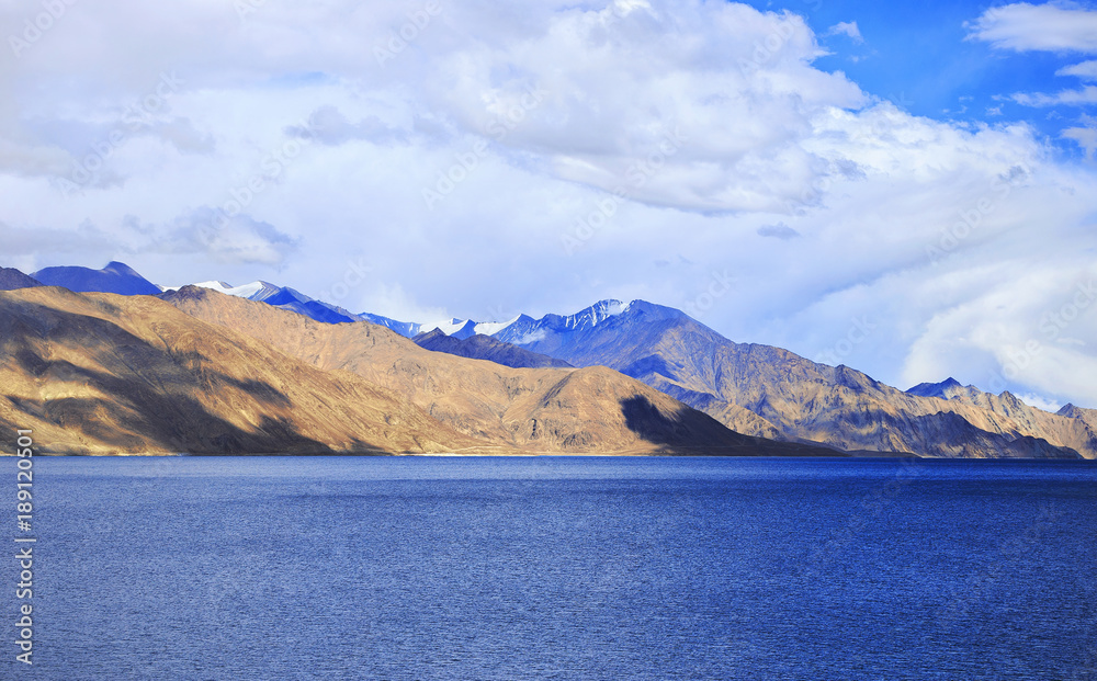 Beautiful scenery Pangong Lake, Leh Ladakh, India