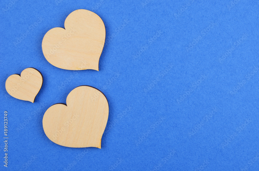 Fototapeta premium Heart on cardboard background
