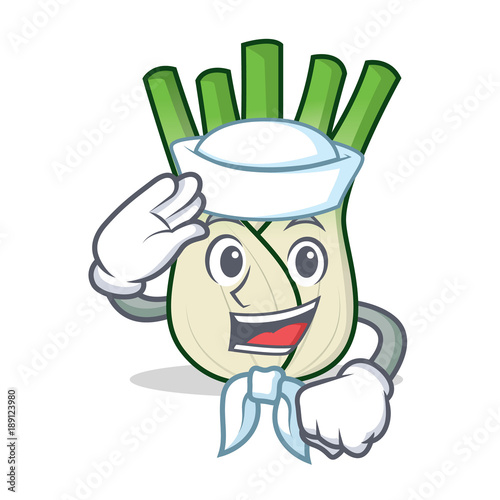 Sailor fennel character cartoon style