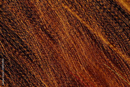 Abstract gold fireworks texture.