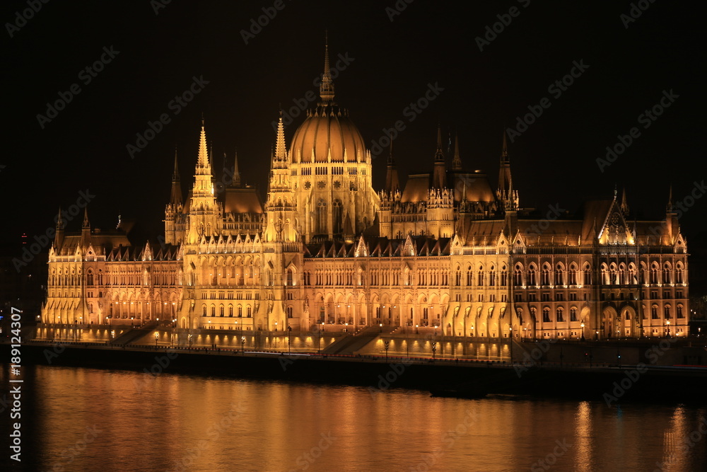 Parliment Building of Hungary in Budapest