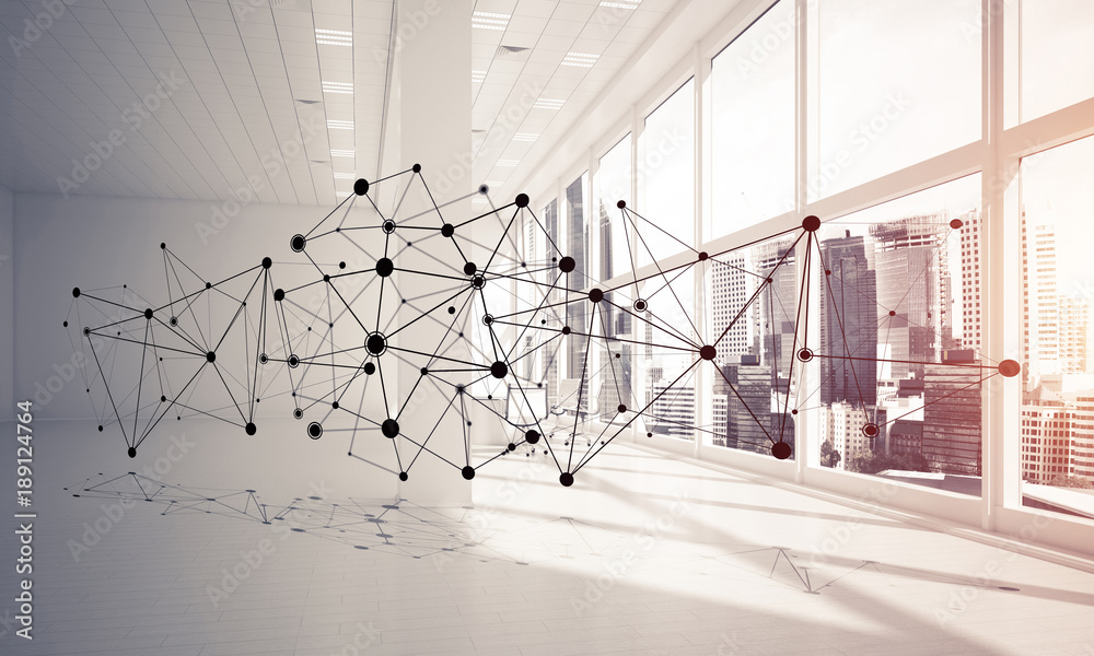 Fototapeta premium Networking and wireless connection as concept for effective mode