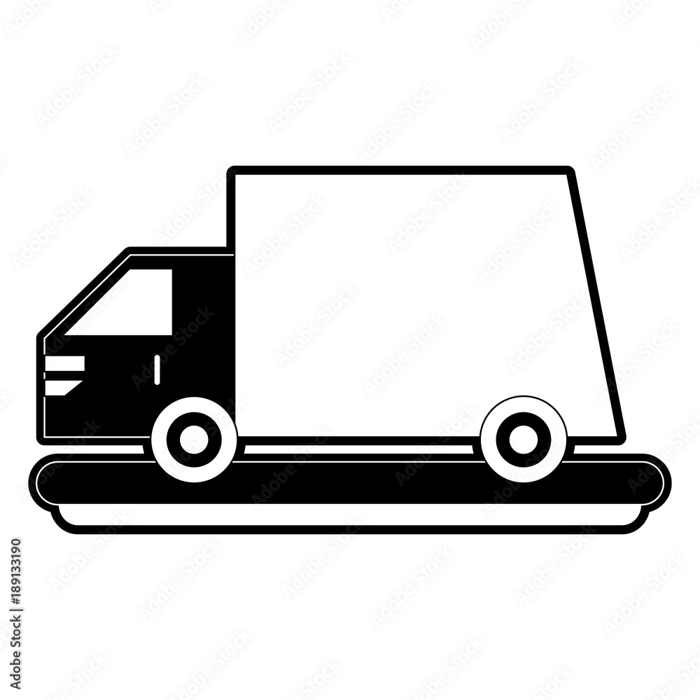 Delivery truck symbol icon vector illustration graphic design Delivery truck symbol icon vector illustration graphic design