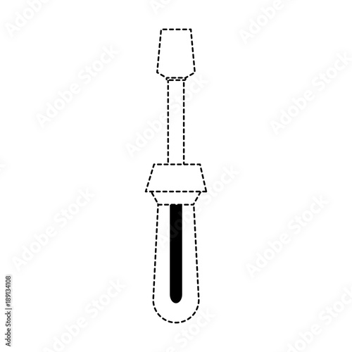 Screwdriver tool isolated icon vector illustration graphic design