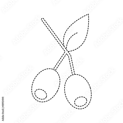 Coffee beans plant icon vector illustration graphic design