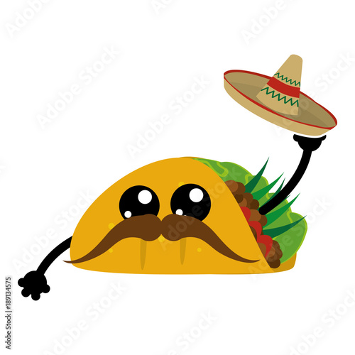 Isolated burrito design