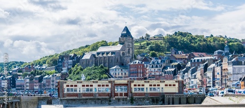Le Tréport, côte d'albâtre, Normandie, France.