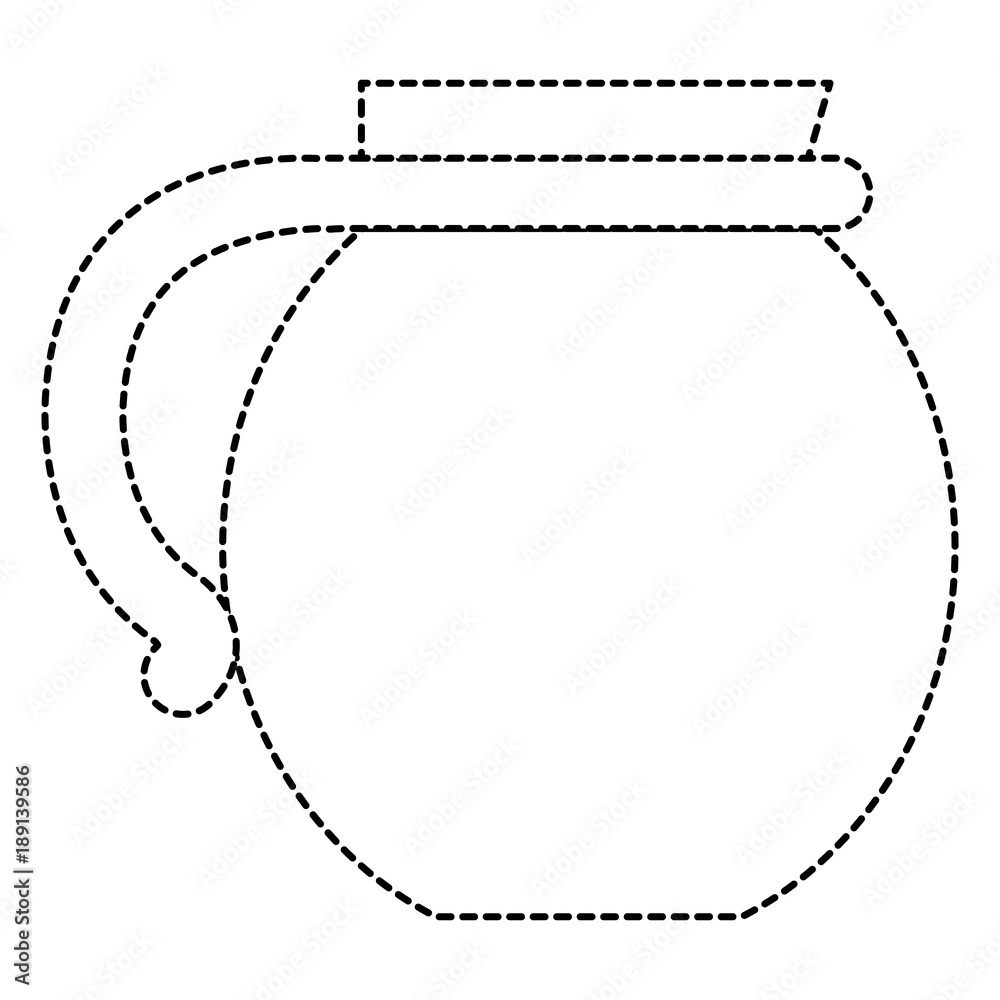 kettle coffee isolated icon vector illustration design