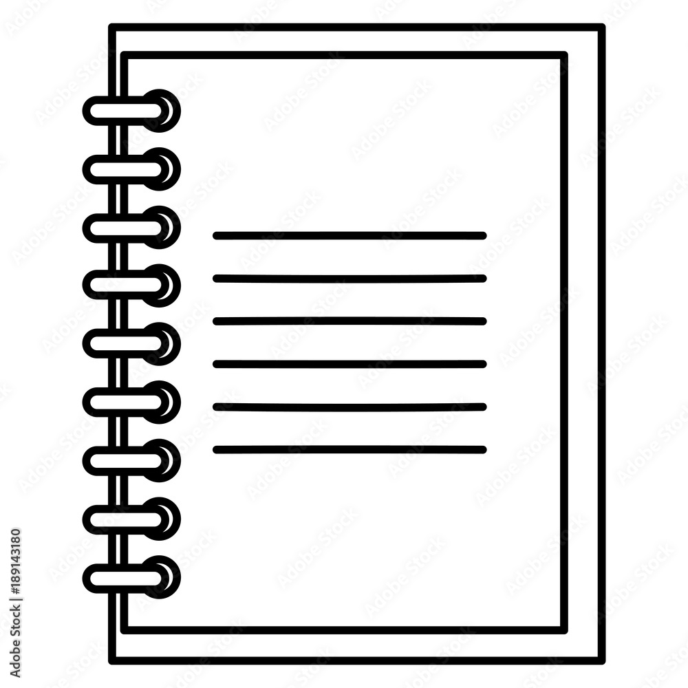 note book isolated icon vector illustration design note book isolated icon vector illustration design
