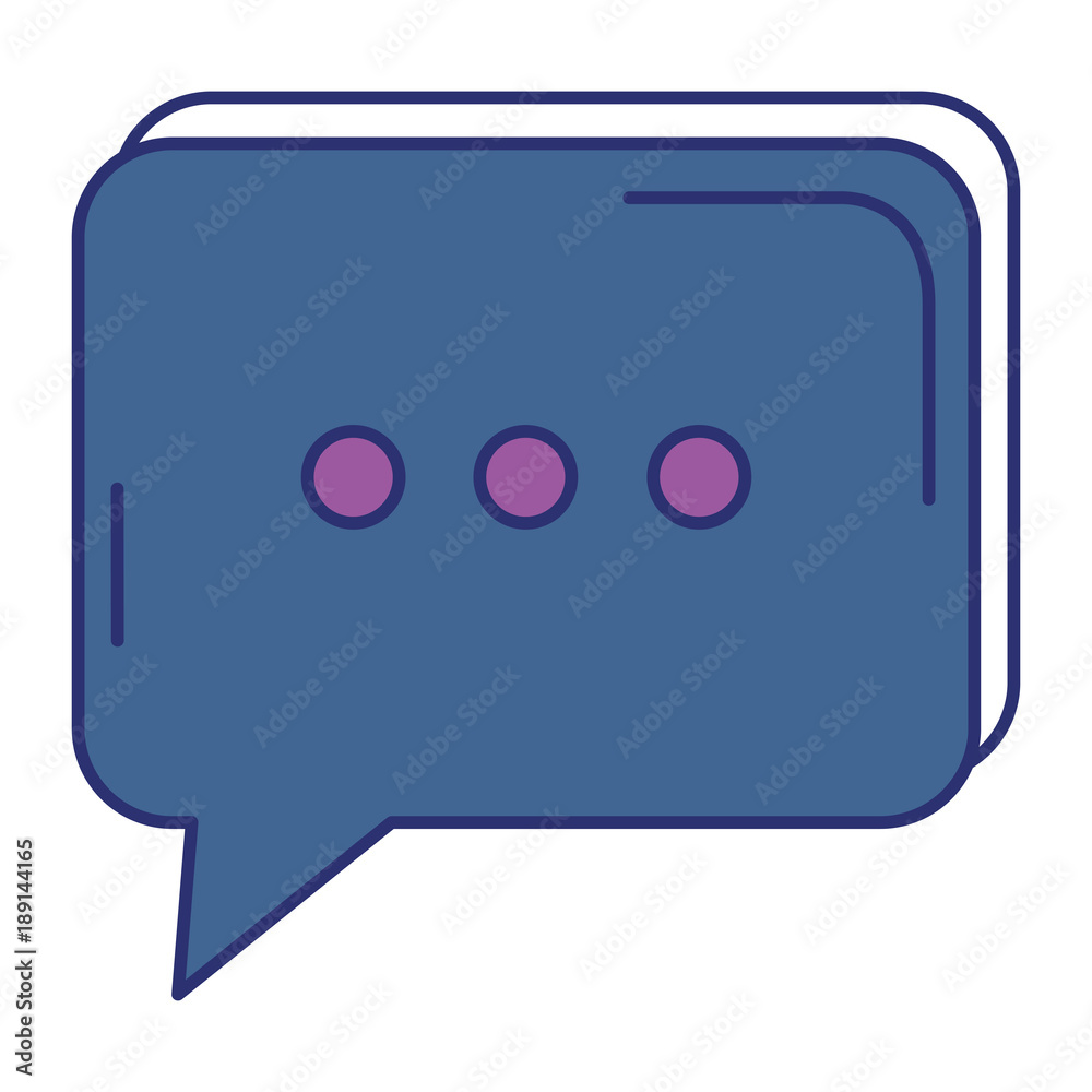 Naklejka premium speech bubble isolated icon vector illustration design