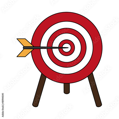 Target dartboard symbol icon vector illustration graphic design