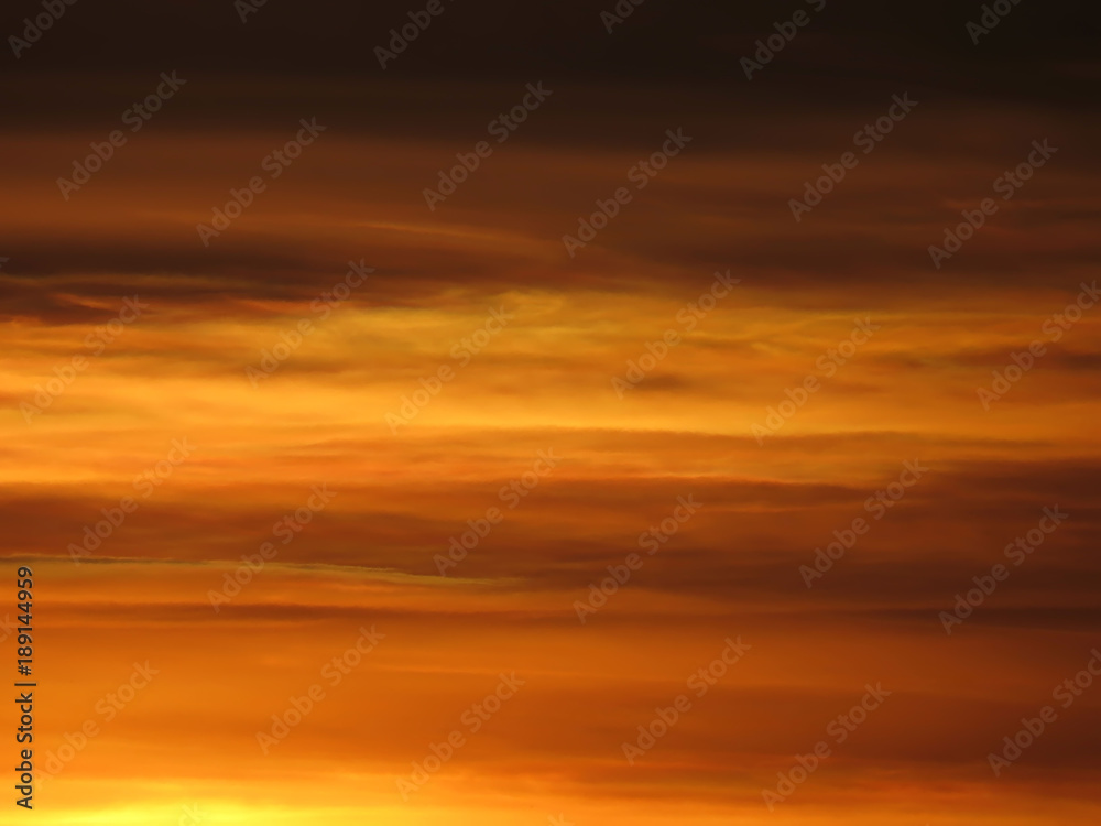 Obraz premium fiery sky at sunset