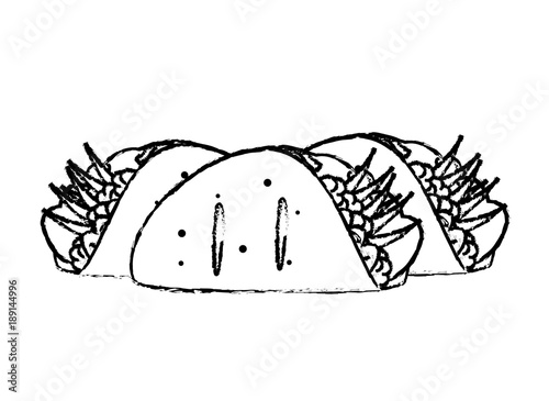 Isolated burrito design