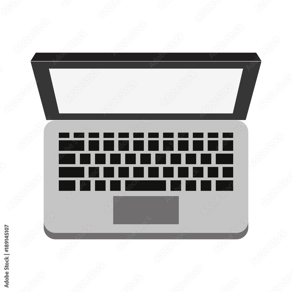 Laptop pc technology icon vector illustration graphic design Laptop pc technology icon vector illustration graphic design