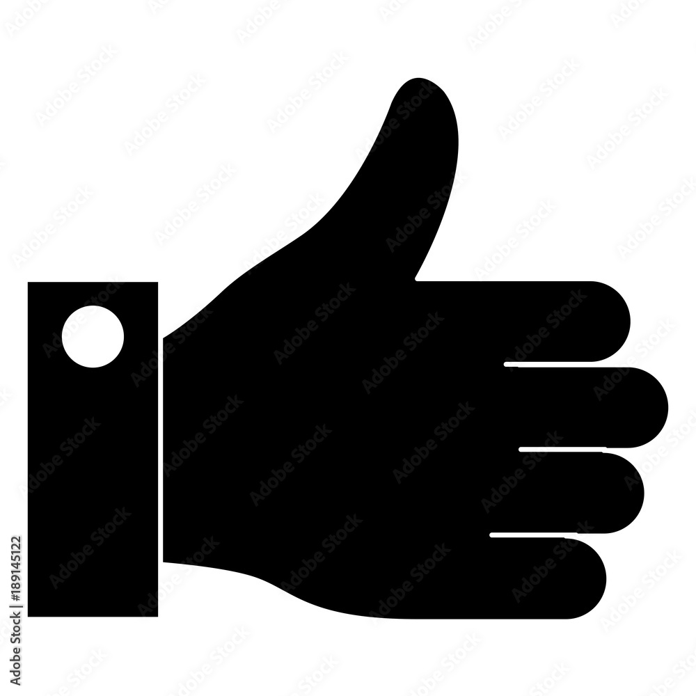 hand human like icon vector illustration design hand human like icon vector illustration design