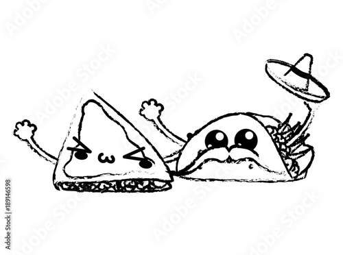 Burrito and quesadilla design