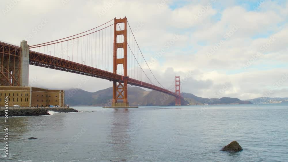 The Golden Gate Bridge in San Francisco California. The Golden Gate Bridge in San Francisco California.