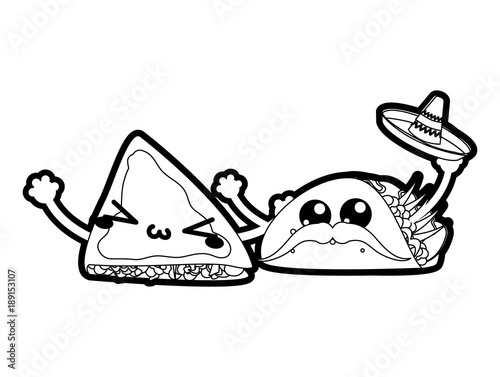 Quesadilla and burrito design