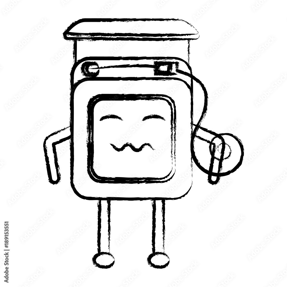 kawaii dental floss icon kawaii dental floss icon