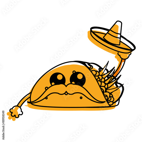 Isolated burrito design