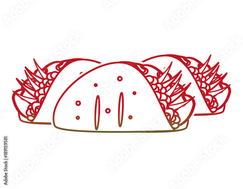 Isolated burrito design