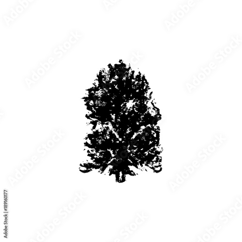 Tree icon vintage