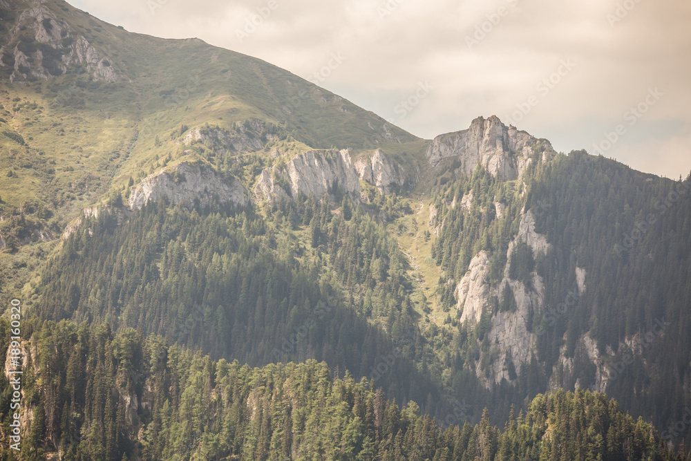 Fototapeta premium Late spring mountain landscape