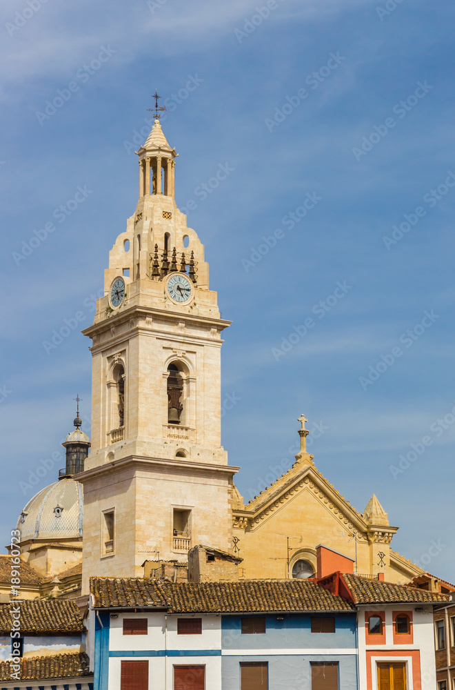Tower of the Santa Maria church of Xativa