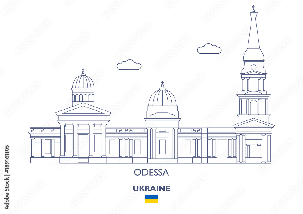 Odessa City Skyline, Ukraine