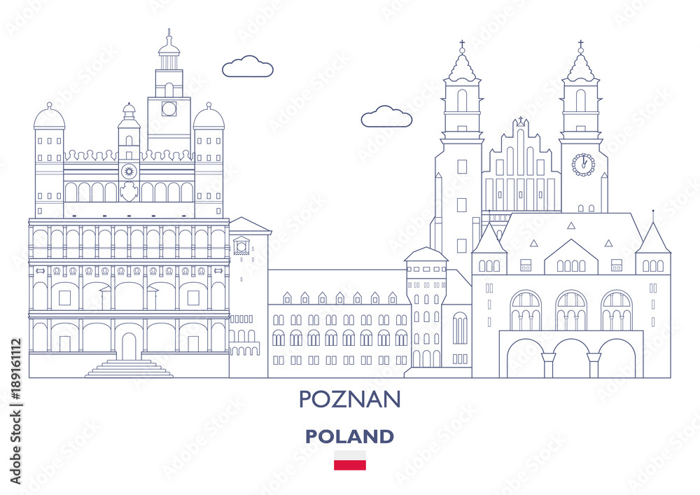 Poznan City Skyline, Poland