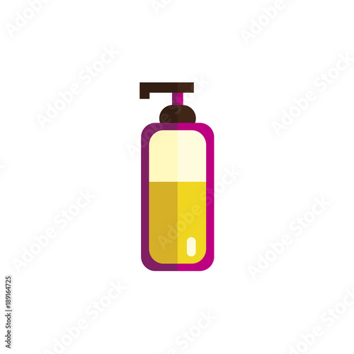 vector flat shaving, hair removal, epilation and depilation tools icon set. After shaving cream, lotion, skin care cosmetics in bottle . Isolated illustration on a white background.