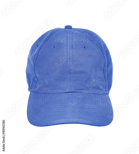 blue cap isolated on white background