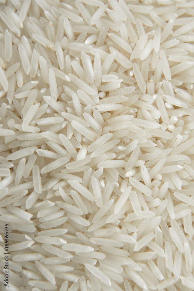 White raw Basmati rice grits texture pattern White raw Basmati rice grits texture pattern