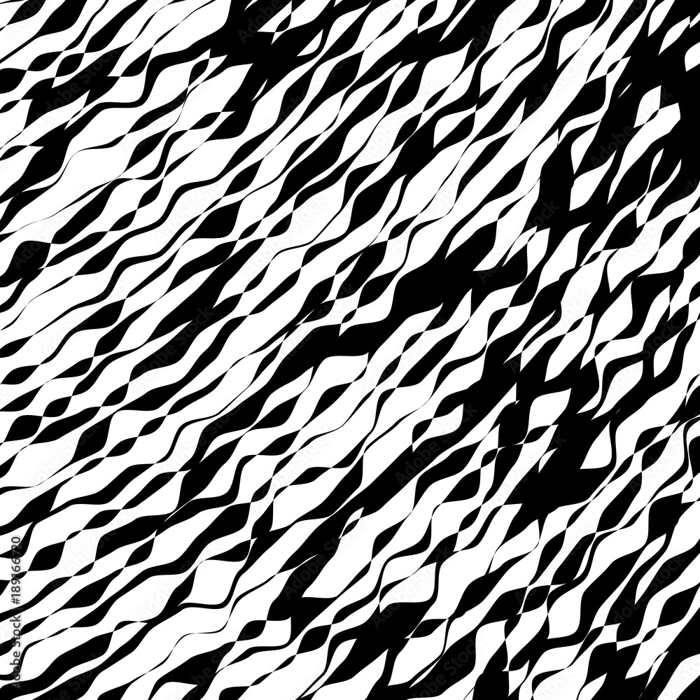 Black and White Wave Stripe Optical Abstract Background Black and White Wave Stripe Optical Abstract Background